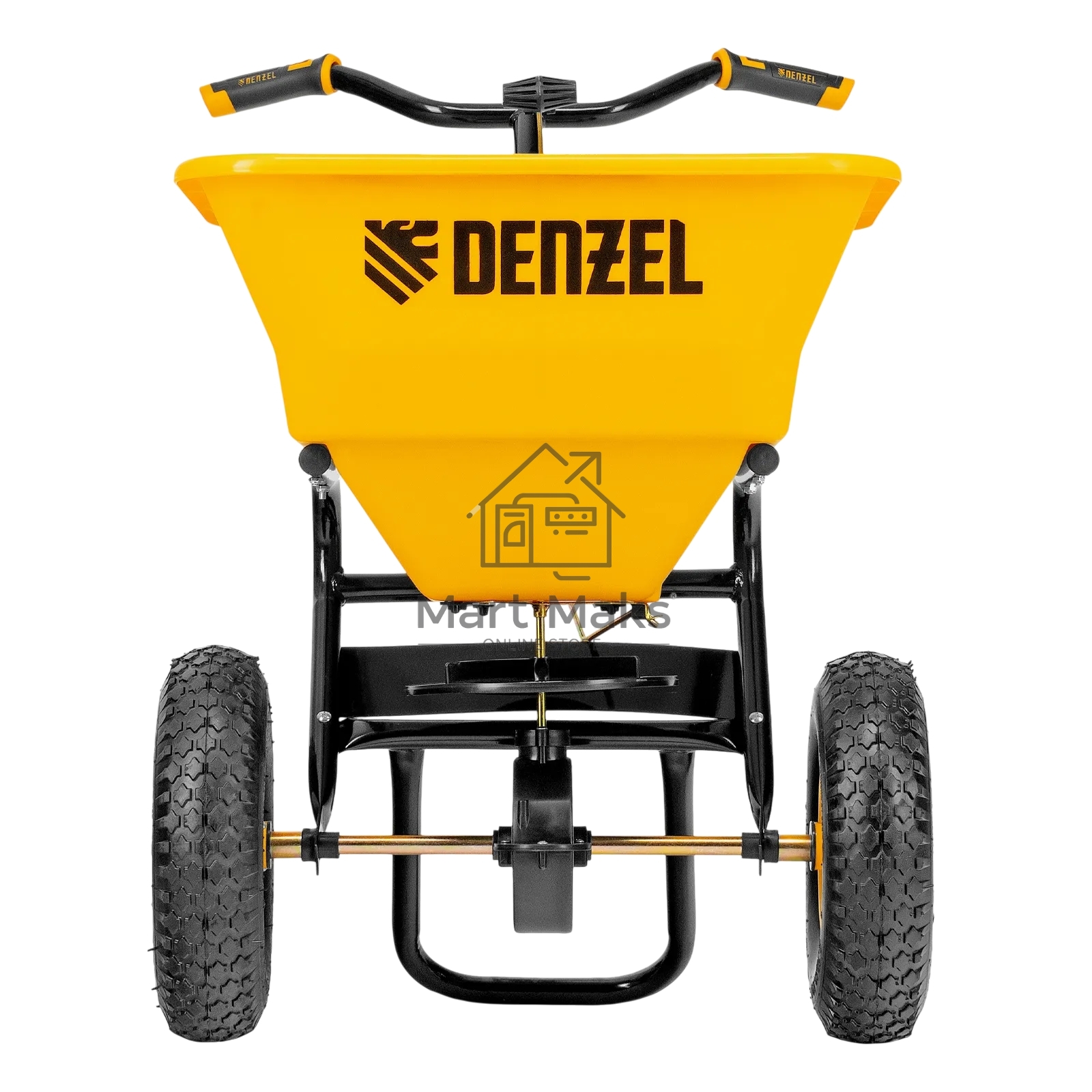Механическая сеялка на колесах Denzel 45 л