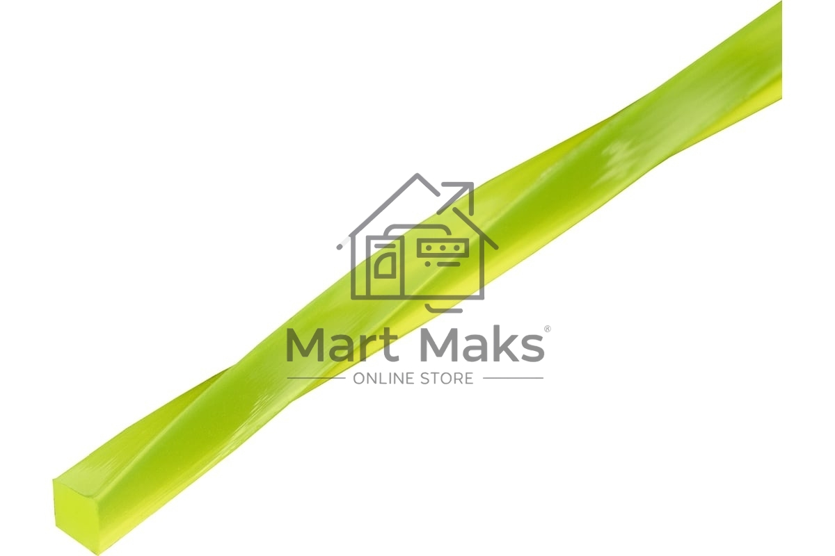 Леска для триммера Denzel витой квадрат, 2,0мм х 357м, на DIN катушке FLEX CORD