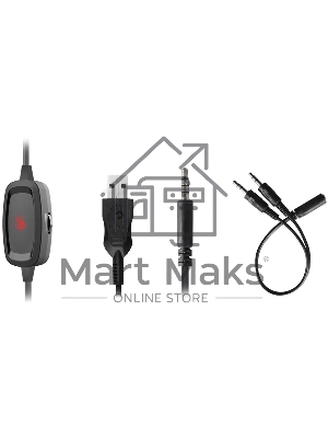 Наушники с микрофоном A4Tech Bloody G573P черный 2м мониторные оголовье (G573P)