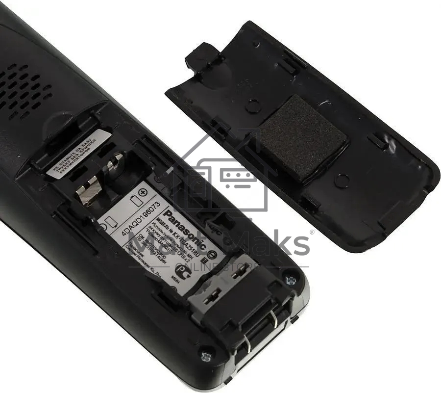 Телефон беспроводной (DECT) Panasonic KX-TG2521RUT (титан) АОН, Caller ID,спикерфон,голосовой АОН,полифония,цифровой автоответчик