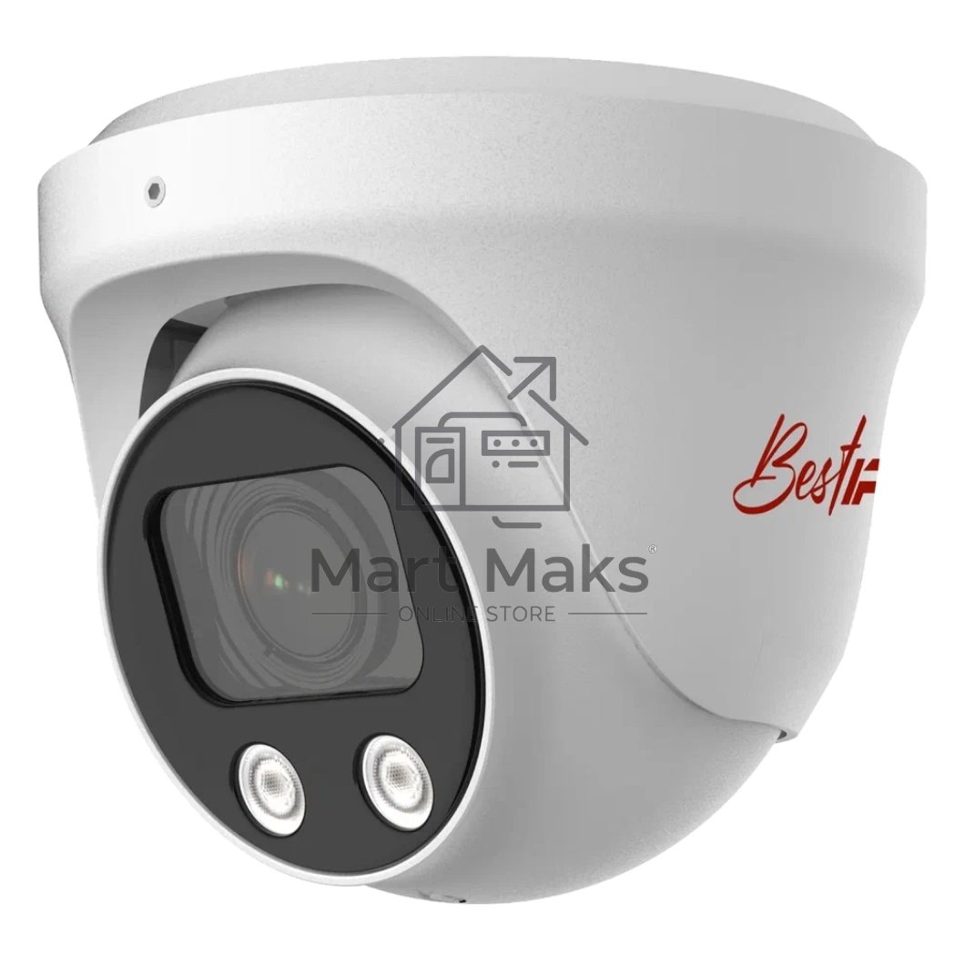Камера видеонаблюдения IP BestIP BS-V 055 /5 Мп/2.7 мм/ИК Подсветка/microSD/SDHC/SDXC до 512 Гб/IP67/Металл