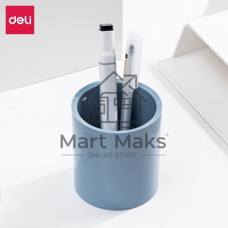 Подставка Deli NS023Blue Nusign 1 отделение для письменных принадлежностей, синий, пластик