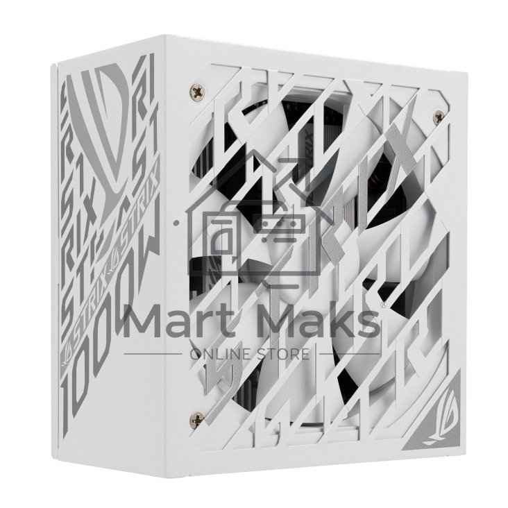 Блок питания ПК ASUS ROG-STRIX-1000P-GAMING-WHITE белый