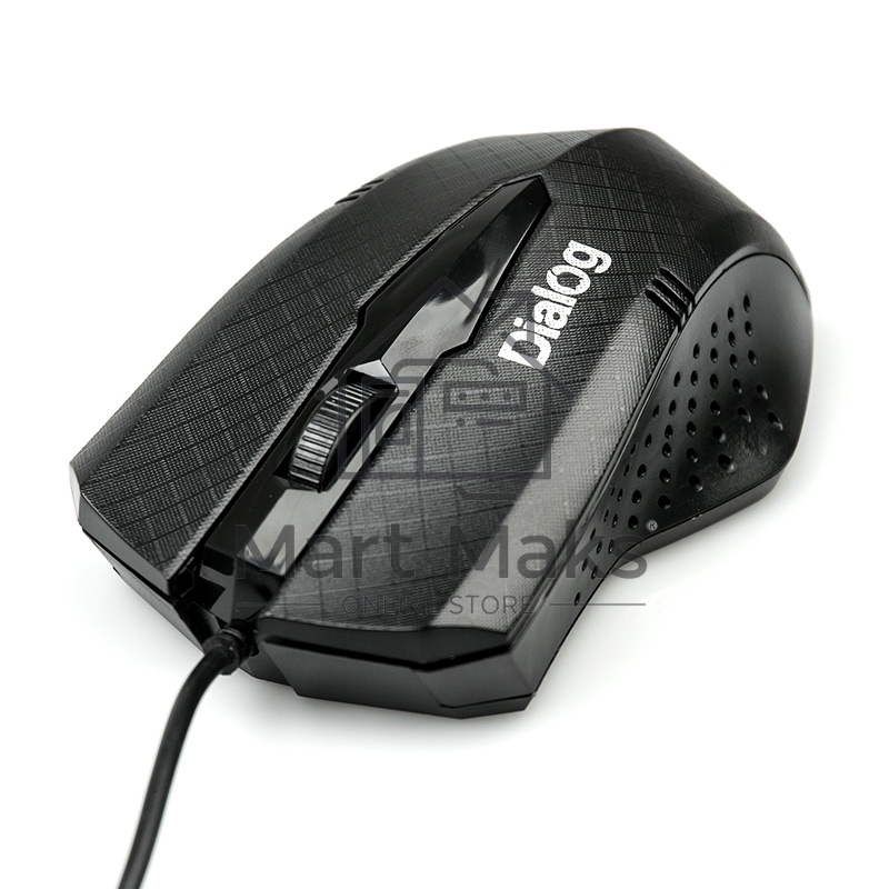 Мышь проводная Dialog Pointer MOP-09U черный, 800 dpi, USB, кнопки - 3