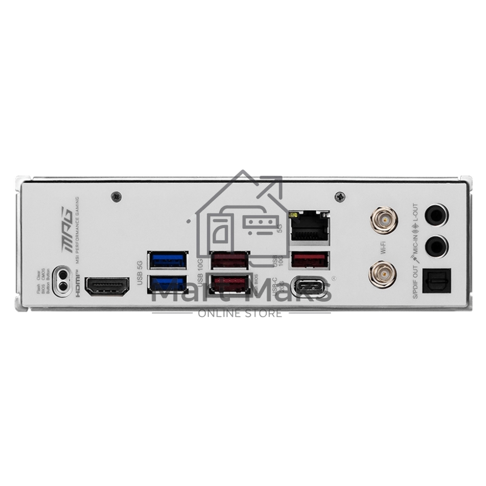 Материнская плата MSI MPG B850I EDGE TI WIFI, AM5, AMD B850, 2xDDR5, 2xSATA, 2xM.2, 1xPCIe 5.0 x16, 1xHDMI, 1x5Gb LAN, Wi-Fi 7, Bluetooth 5.4, 1xUSB-C 20Gbps, 3xUSB-A 10Gbps, 2xUSB-A 5Gbps, 2x3.5 мм, 7.1, Mini-ITX