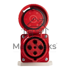 Розетка стационарная для наружной установки PPC 134 3Р+РЕ 63А 380В IP67 Jazzway
