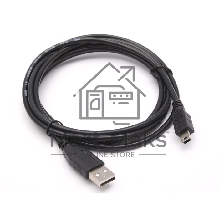 Кабель 5bites UC5007-005 USB2.0, AM/min 5pin, 0.5м.