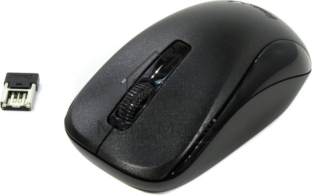 Мышь беспроводная Genius NX-7005 черный, 1200 dpi, радиоканал, USB, кнопки - 3