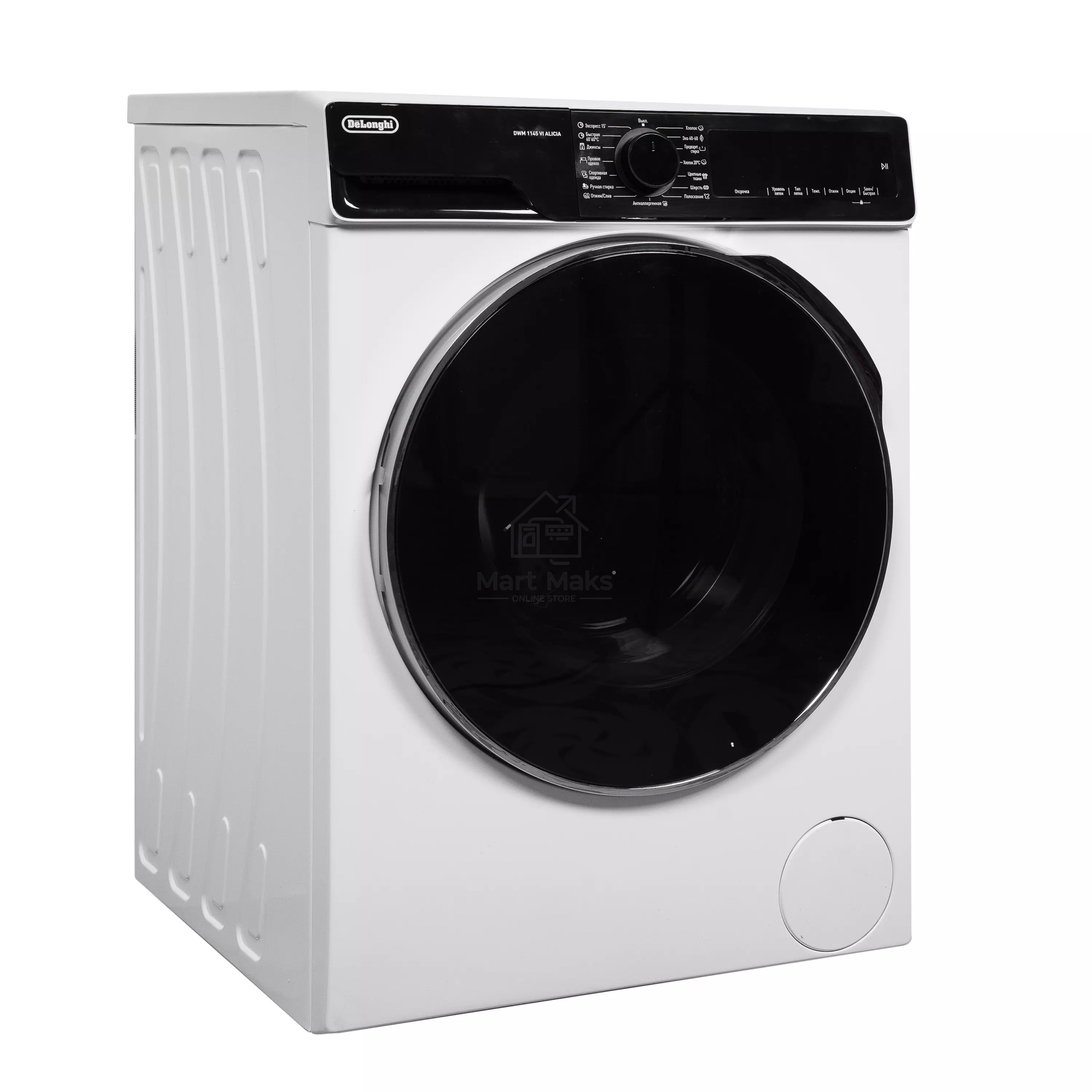 Стиральная машина DeLonghi DWM 1145 VI ALICIA белый, загрузка фронтальная 10,5 кг, 1400 об/мин., класс: А+++