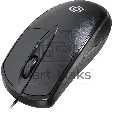 Мышь проводная Oklick 125M черный оптическая (1200dpi) USB (2but)