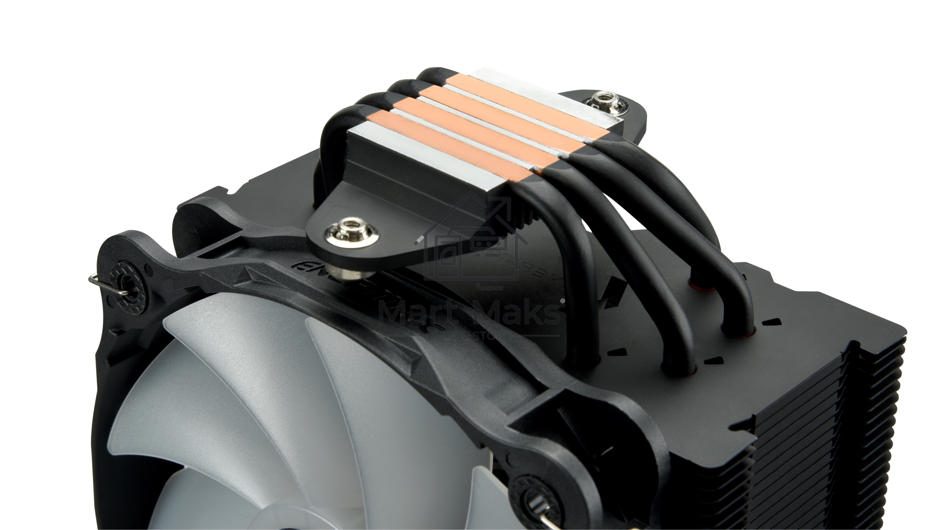 Кулер для процессора Enermax F40 ARGB Edition черный, 140 мм, алюминий/медь, 1200 об/мин, 23 дБ, 4 pin, 200 Вт, 158 мм
