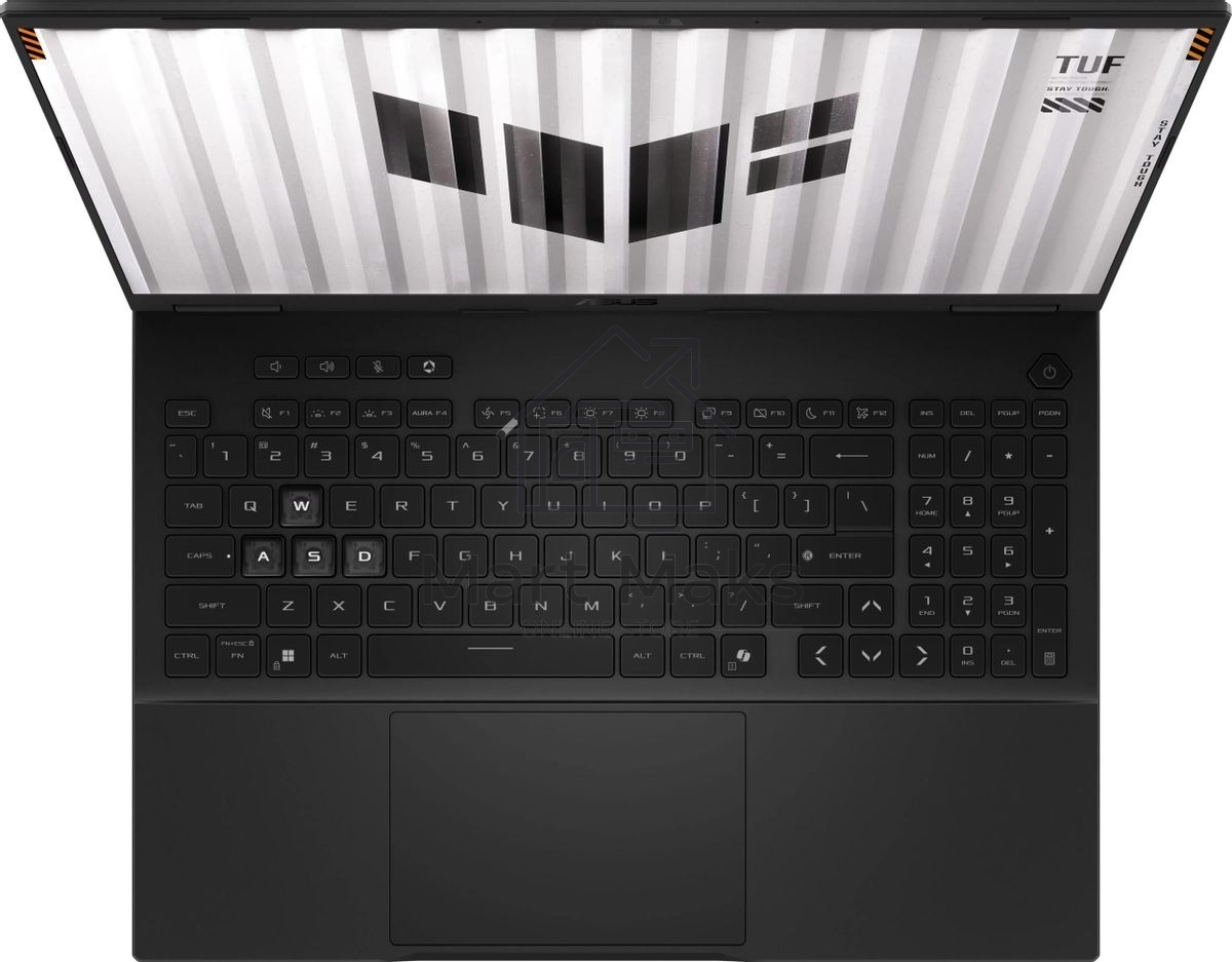 Ноутбук Asus TUF Gaming F16 FX608JM-RV049 серый Core i5 13450HX 16Gb SSD512Gb NVIDIA GeForce RTX5060 8Gb 16