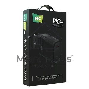 Зарядное устройство MORE CHOICE (4620202553454) NC67 СЗУ 1Type-C 3.0A PD 20W, черный