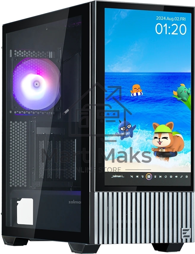 Компьютерный корпус Zalman Z10 DS без БП черный