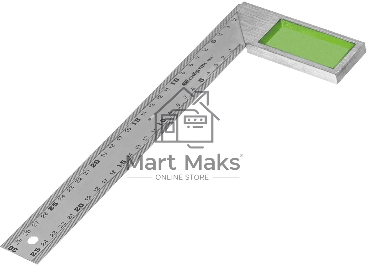 Угольник Сибртех, 300 мм, металлический