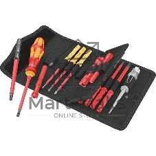 Отвертка Wera Kraftform Kompakt VDE 18 Universal 1 Tool Finder в компл.:18 предметов (WE-006613)