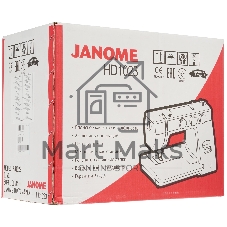 Швейная машина Janome HD1023 белый/розовый, электромеханическая, вертикальный качающийся, 25 операций, автоматическая петля