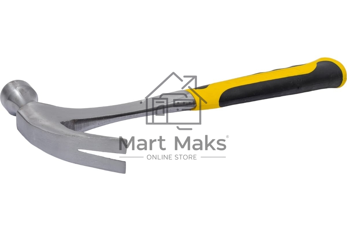Молоток-гвоздодер Fit Профи, цельнометаллический, 450гр. 44798