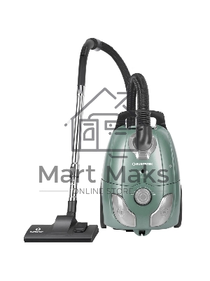 Пылесос Eurostek EVC-3016 мятный, Потребляемая мощность – 2600 Вт, Мощность всасывания – 420 Вт