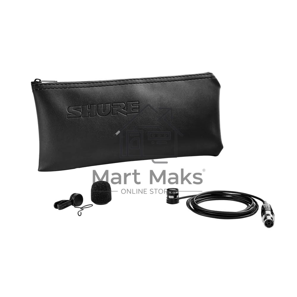Микрофон SHURE WL185MB/C-TQG проводной