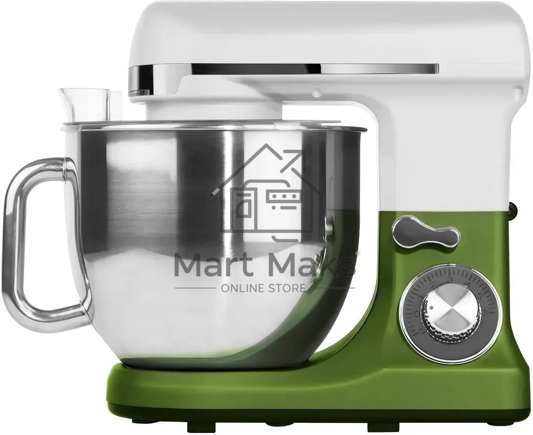 Миксер планетарный Centek CT-1133 (белый/изумруд)