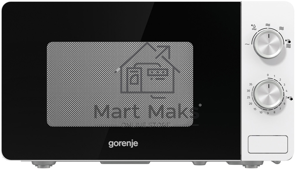 Микроволновая печь Gorenje MO20E1W серебристый 20л 800Вт поворотный механизм