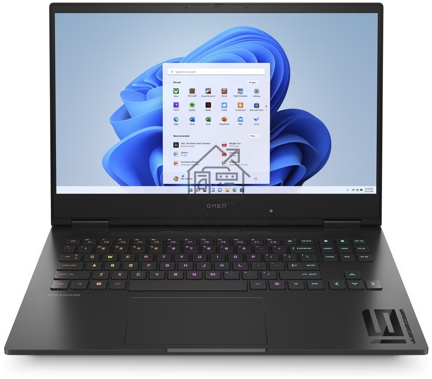 Ноутбук HP Omen 16-wd0011ci Core i5 13420H 16Gb SSD512Gb NVIDIA GeForce RTX4050 6Gb 16.1