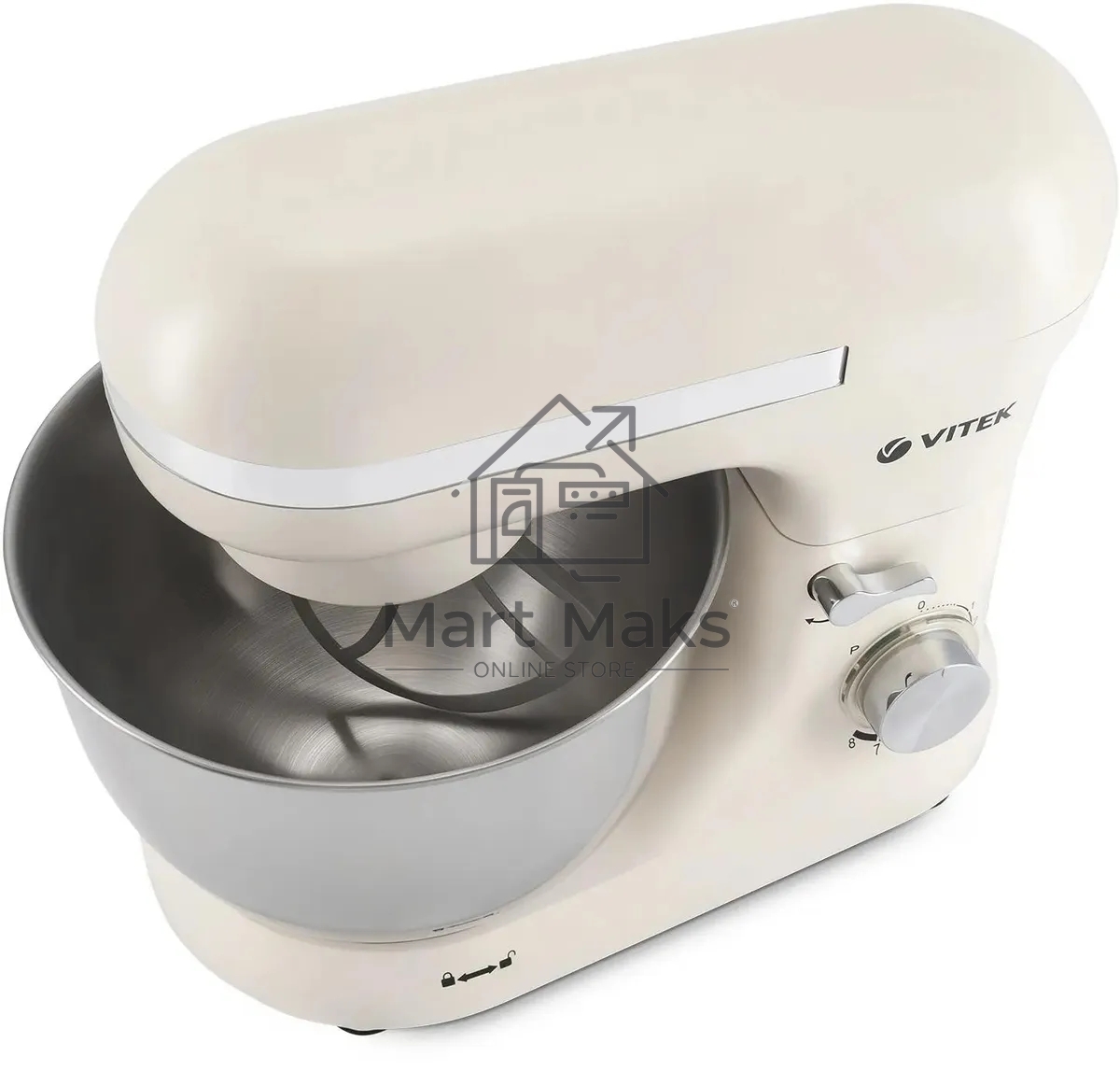 Миксер планетарный Vitek VT-PM0110 1500Вт кремовый