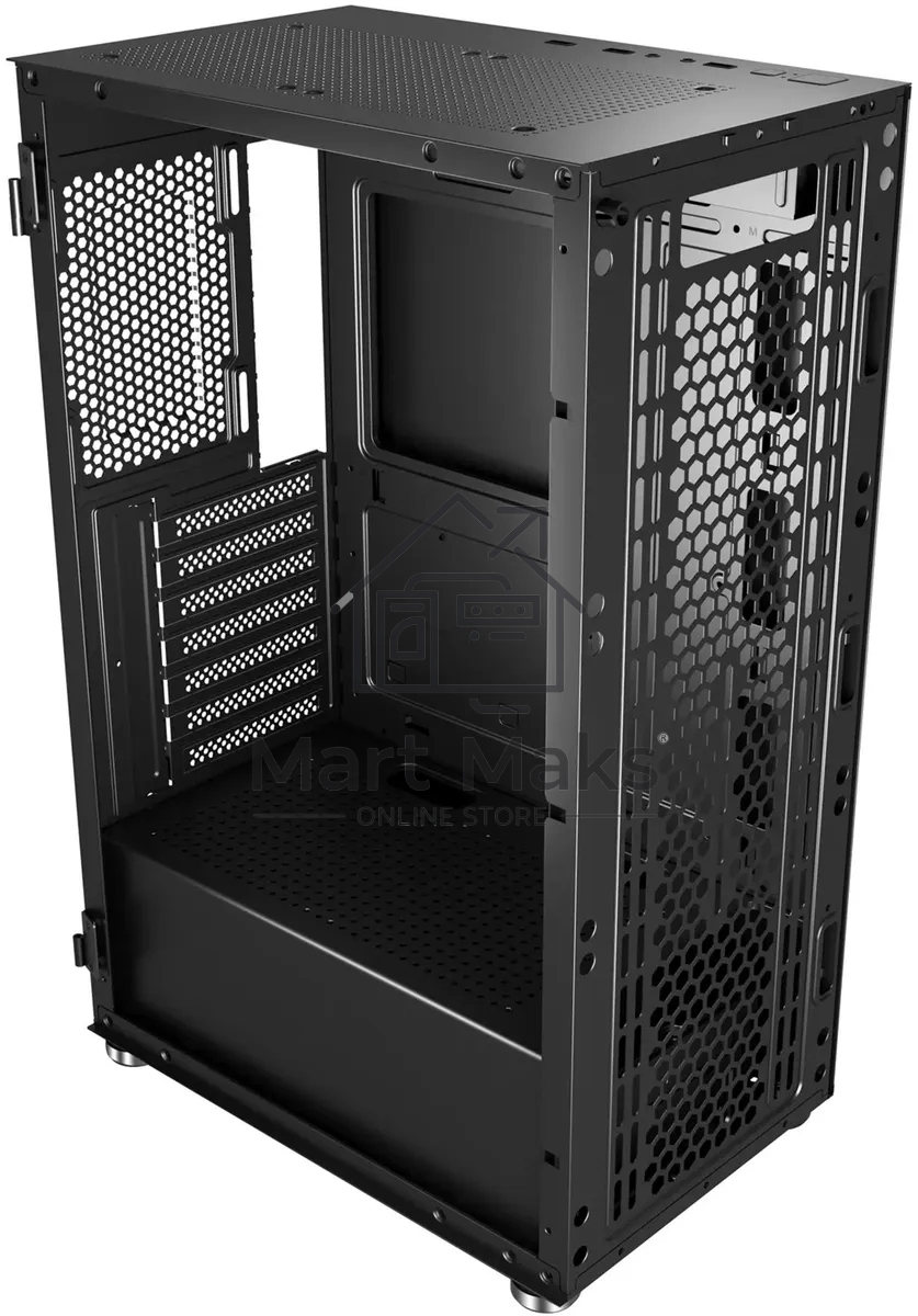 Компьютерный корпус Bloody BD-CC114F черный без БП ATX 4x120mm 1xUSB2.0 1xUSB3.0 audio bott PSU