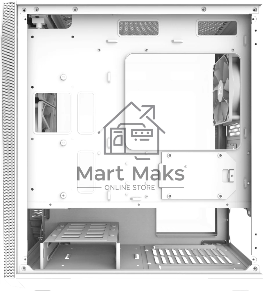 Компьютерный корпус MiniTower Zalman Z1 Iceberg белый (mATX, window, FRONT 2x120mm, REAR 1x120mm, без БП) (Z1 Iceberg белый)