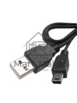 Кабель 5bites UC5007-005 USB2.0, AM/min 5pin, 0.5м.
