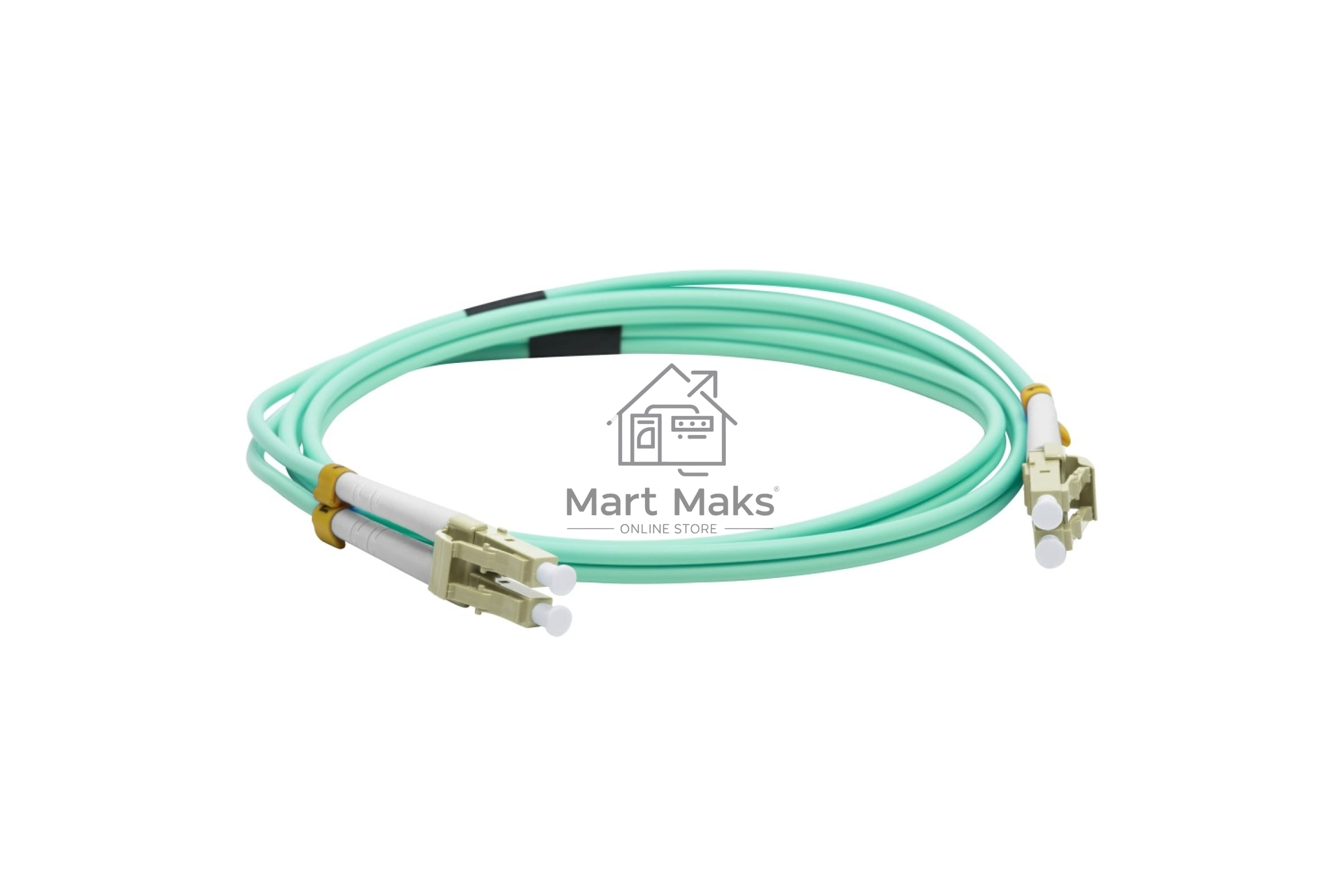Кабель Патч-корд Lanmaster LAN-2LC-2LC/OM3-3.0 2x50/125 OM3 LC дуплекс-LC дуплекс 3м LSZH голубой
