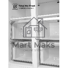 Холодильник LEX LCD432GrID серый трехкамерный 272/147л морозилка снизу