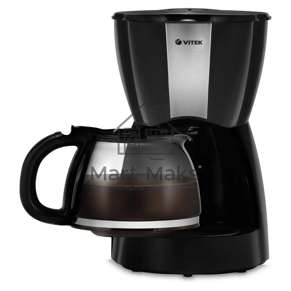 Кофеварка капельная Vitek Starlight VT-8385 (BK) черный, исп. кофе - молотый, 1.2 л, 980 Вт.