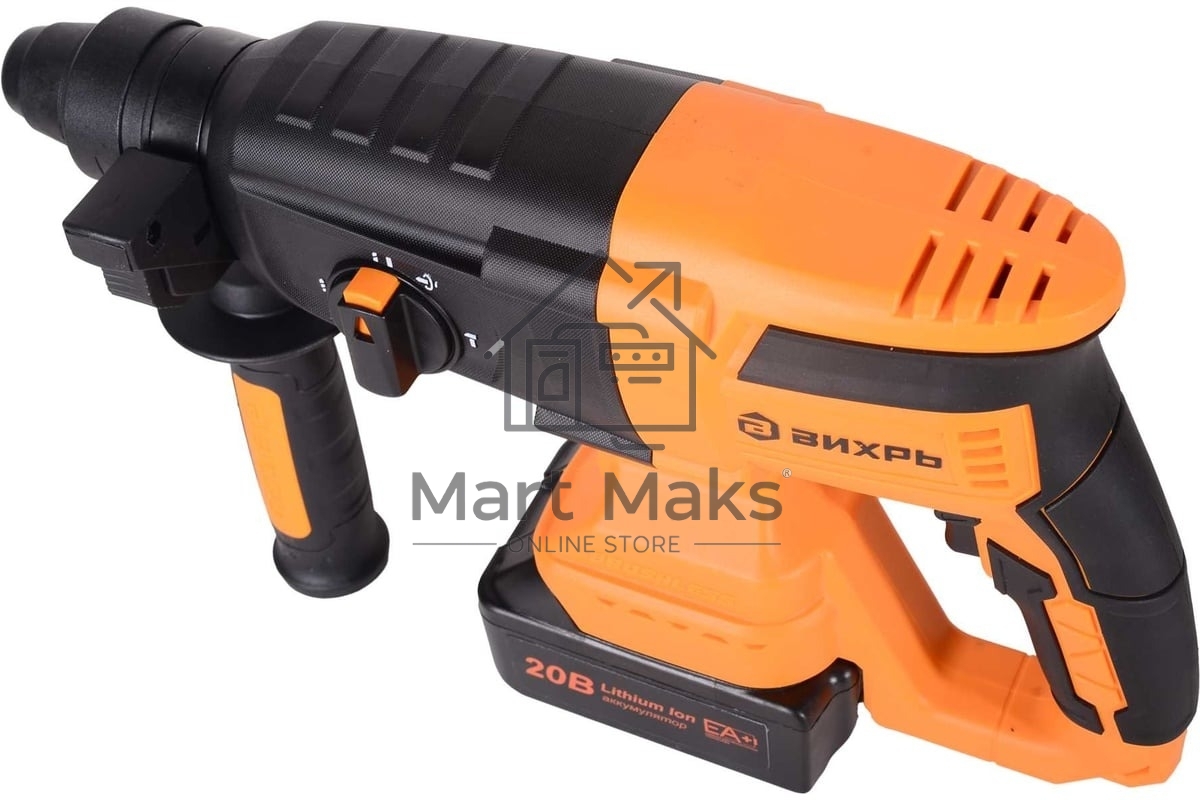 Перфоратор аккумуляторный АП-20Li/4 (в комплекте 2 АКБ и ЗУ) в кейсе Вихрь
