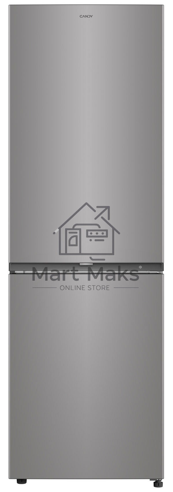 Холодильник Candy CFN6185S серебро двухкамерный 207/91 л морозилка снизу, No Frost