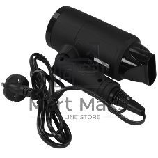 Фен BRAYER BR3040 черный, 1400 Вт, компактный