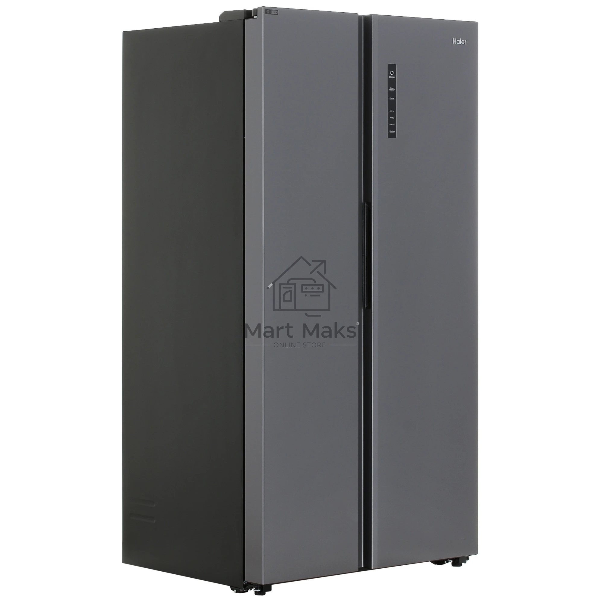 Холодильник Haier HRF-600DM7RU серебристый двухкамерный 388/210л морозилка сбоку, No Frost, Side by Side