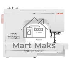Швейная машина Janome HD1023 белый/розовый, электромеханическая, вертикальный качающийся, 25 операций, автоматическая петля