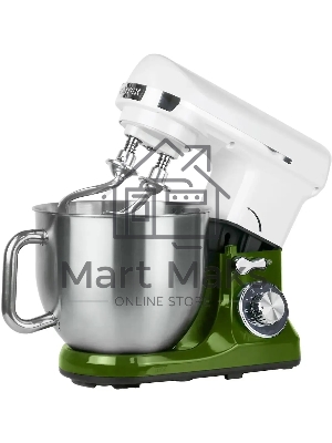 Миксер планетарный Centek CT-1133 (белый/изумруд)