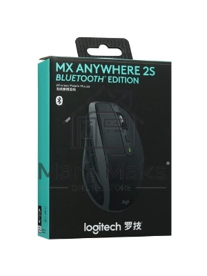 Мышь беспроводная Logitech MX Anywhere 2S графитовый, 4000 dpi, радиоканал, Bluetooth, USB, кнопки - 6