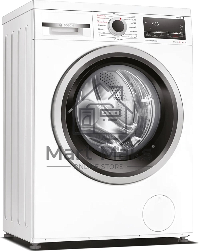 Стирально-сушильная машина Bosch WLS28460ME белый, загр.фронтальная, макс.: 8кг, 1400 об/мин, класс: A