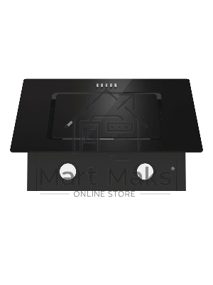 Вытяжка каминная Gorenje WHI626E6B черный/серый, 60 см, 678 куб. м/ч, 65 дБ