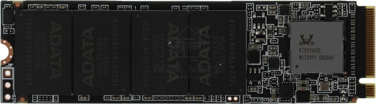 Накопитель SSD ADATA LEGEND 710, 2Tb, PCIe 3.0 x4, M.2 2280, NVMe, R/W 2400/1800, с радиатором