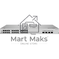 Коммутатор Huawei S310S-24P4JX, 24×1 Гбит/с PoE+ + 2×10 Гбит/с SFP+ + 2×2,5 Гбит/с SFP, управляемый
