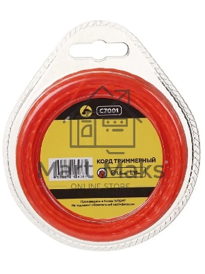 Леска для садовых триммеров Champion C7001 d=1.6мм L=15м