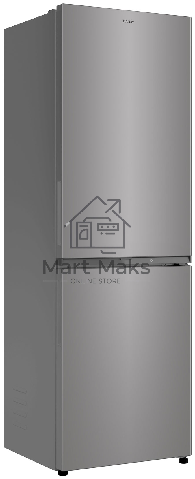 Холодильник Candy CFN6185S серебро двухкамерный 207/91 л морозилка снизу, No Frost
