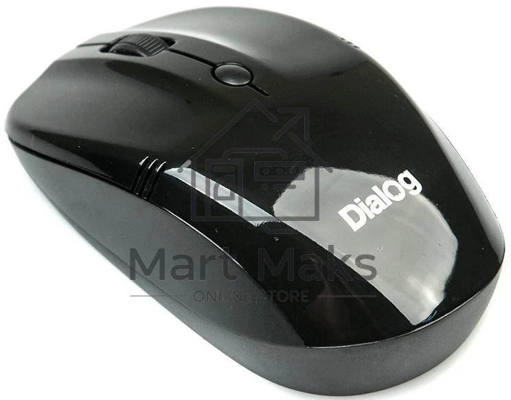 Комплект клавиатура+мышь Dialog KMROP-4010U беспроводной, USB, 1600 DPI, чёрный
