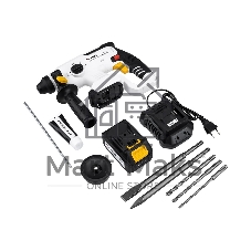 Перфоратор Kranz KR-PT-120, SDS-plus, 20 В, 2,2 Дж, от аккумулятора