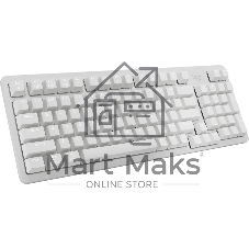 Клавиатура Logitech K868 гибридная, USB Type-A, Bluetooth, радиоканал, белый